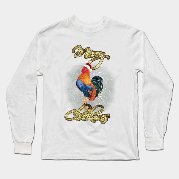 Merry Cluckmas To You All Long Sleeve T-Shirt by ERArts